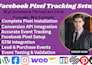 setup facebook pixel tracking bigcommerce thrivecart clickfunnel wix salesfunnel
